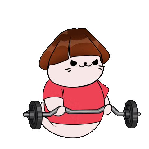 Angry Work Out Sticker by Sappy Seals Community