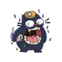 Cat Sticker by Dwarf Factory