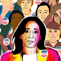 Vote Early Kamala Harris GIF