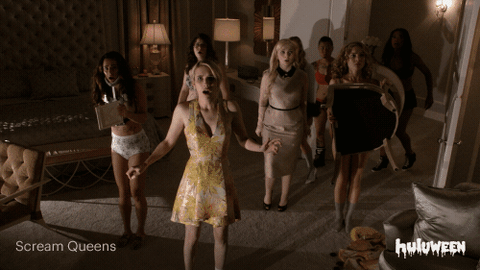 scream queens halloween GIF by HULU