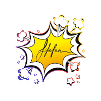Boom Sticker by Stefan Fashion
