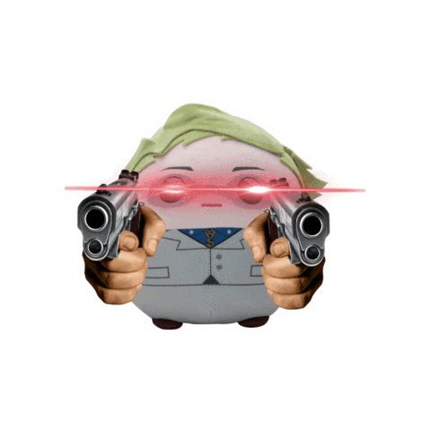 Angry Man Sticker