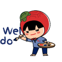 Flowers Hearts Sticker by Ang Ku Kueh Girl and Friends