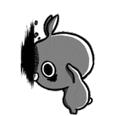 Line うさぎ Sticker by クレイジー闇うさぎ