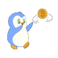 Money Run Sticker by Pudgy Penguins