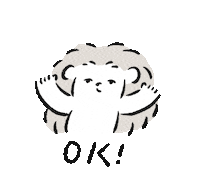 Hedgehog Yes Sticker