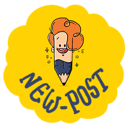 Cartoon Post Sticker