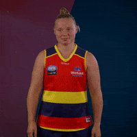 Crowsaflw Shrug GIF by Adelaide Crows