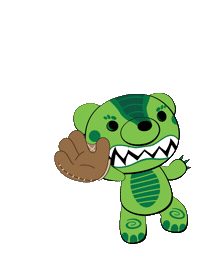 Youre Out Home Run Sticker by DeddyBears