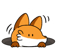 Fox Hello Sticker
