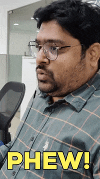 Relax Sweating GIF by Quixy