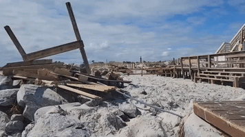 Debris Remains at Florida's Ponce Inlet Weeks After Hurricane Ian