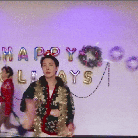 Confetti Happy Holidays GIF