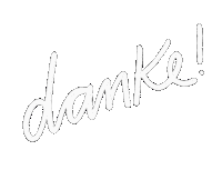 German Thank You Sticker