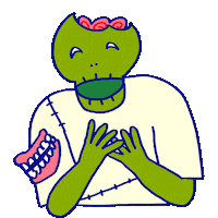 Brain Dead Lol Sticker by Holler Studios