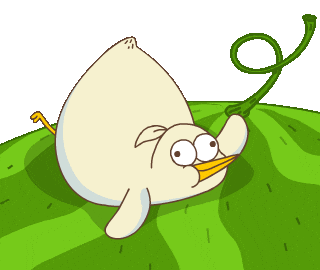 Chicken Watermelon Sticker by BadTimeStories