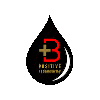 b-positive cancer positivity merch bpositive Sticker