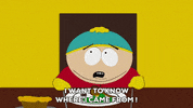 talking eric cartman GIF by South Park 