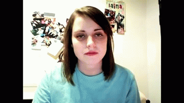 overly attached girlfriend GIF