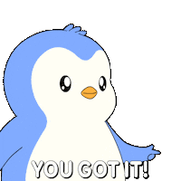 You Got It Penguin Sticker by Pudgy Penguins