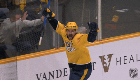 Happy Nashville Predators GIF by NHL
