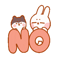 pocketpeaches cute no sticker nope Sticker
