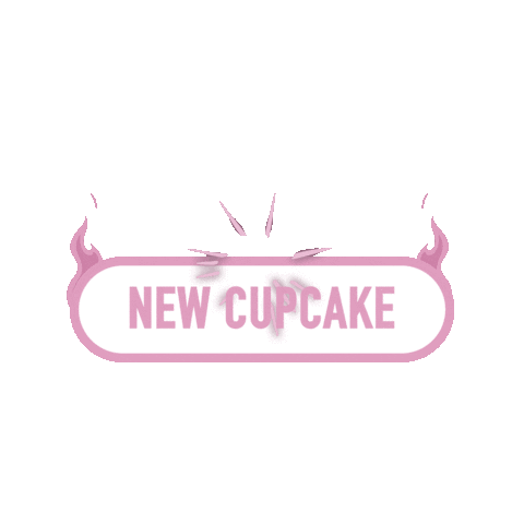 Pink Cupcake Sticker by Matteo Cameli