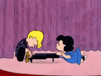 lucy van pelt schroeder GIF by Peanuts
