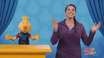 #clap #stretch #hellohello #supersimplesongs #tobee GIF by Super Simple