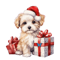 elistorycriativo natal happy christmas feliz natal doguinho Sticker