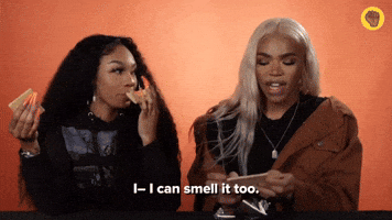 I smell it too