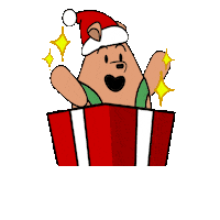 Surprised Christmas Sticker