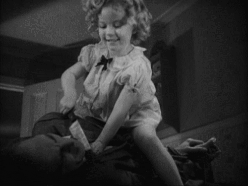 shirley temple horror GIF