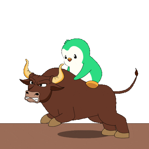 Angry Wall Street Bull Sticker by Abster