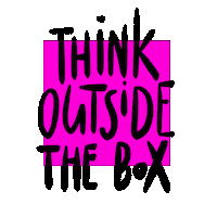 susifrozt box think ide pink box Sticker