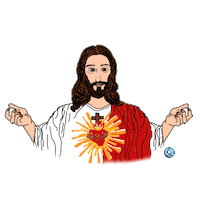 pray virgin mary Sticker