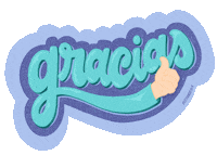 Letteringbyjulie thanks lettering gracias letras Sticker