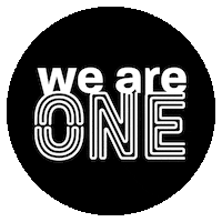 We Are One Sticker by Stockanotti