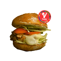 Burger Sticker by VisitMe.Hu