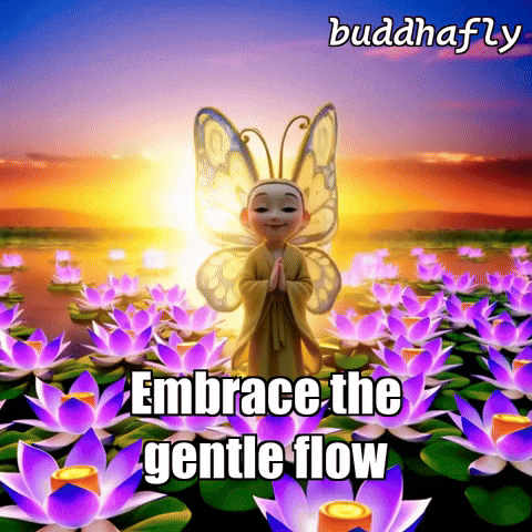 Peace Glow GIF by BuddhaFlyJourney