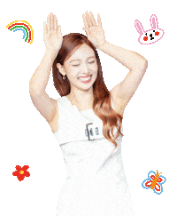 Rabbit Idol Sticker by koreadispatch