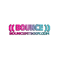 bouncebouncefitbody bounce trampoline aerobics rebound Sticker