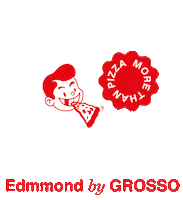 Pizza Grosso Sticker by Edmmond Studios