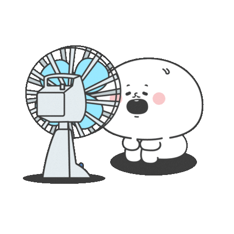 Happy Heat Wave Sticker by Hai Dudu