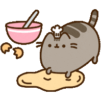 Cookie Dough Cooking Sticker by Pusheen