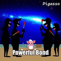 Stars Night GIF by The Pigasso