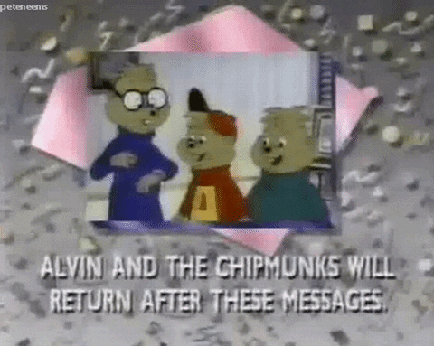 alvin and the chipmunks 80s GIF