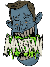 Rock Monster Sticker by Marstan