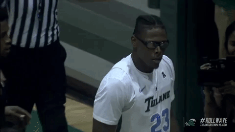 men's basketball GIF by GreenWave