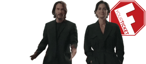 Happy Keanu Reeves Sticker by Fyourticket